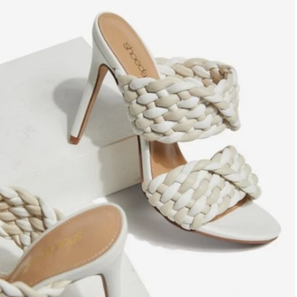 ShoeDazzle Ottoline Heeled Sandal Birch Multi Size 9 NWT - Picture 4 of 6